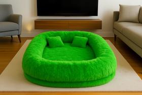 Puff Ninho Gg Gigante Área De Descanso Sofá Cama Adulto