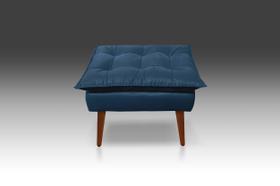 Puff Opala suede Azul Marinho-Modena Decor