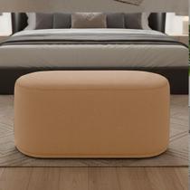 Puff Orgânico Malu Max Bouclê Espuma D-23 Suede Cappuccino D'Rossi Puff Orgânico Malu Max Bouclê Espuma D-23 Suede Cappuccino D'Rossi