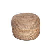 Puff Otomano Benzara Poby Redondo 48 cm Fibra de Yute Marrón Natural Puff Otomano Benzara Poby Redondo 48 cm Fibra de Yute Marrón Natural