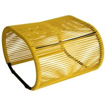 Puff para Área Externa Portugal em Alumínio e Cordão de Fibra Sintética