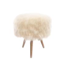 Puff Para Bancada De Make Pelúcia Bege Nude Off White Luxo Puff Para Bancada De Make Pelúcia Bege Nude Off White Luxo