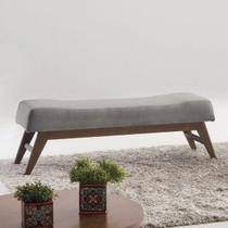 Puff para Quarto 140cm Linho Requadro Horus
