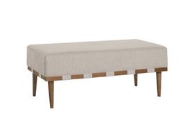 Puff para quarto madeira maciça 1,0m - Califórnia - Bianchi Móveis Puff para quarto madeira maciça 1,0m - Califórnia - Bianchi Móveis