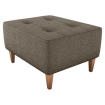 Puff Para Sala 62 Cm Piva Tecido Boucle Marrom Marrom