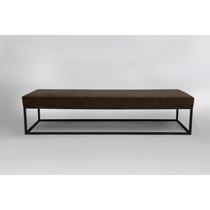 Puff para Sala de Estar Giulia 140 Cm Marrom Marrrom Puff para Sala de Estar Giulia 140 Cm Marrom Marrrom