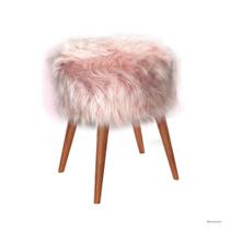 Puff Para Sala E Hall De Entrada Pelo Alto Rosê 4 Pés Puff Para Sala E Hall De Entrada Pelo Alto Rosê 4 Pés