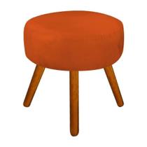 Puff Pé Palito SRJ Suede Cor Terracota