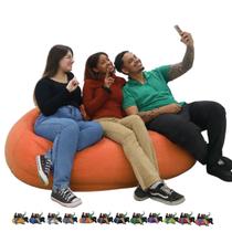 Puff Pera Casal P/ 2 Pessoas Cheio Eventos Conforto Almofadão