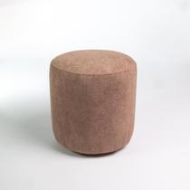 Puff Perse Redondo Decorativo para Sala puffe Organico Tecido Boucle