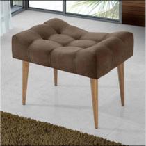 Puff Pés Palito Marrom Requinte Puff Pés Palito Marrom Requinte