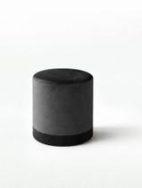 Puff plus decorativo para sala e quarto cinza preto Puff plus decorativo para sala e quarto cinza preto