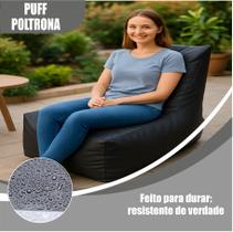 Puff Poltrona Cheio Com Espuma Resistente Macio Grande Couro Puff Poltrona Cheio Com Espuma Resistente Macio Grande Couro