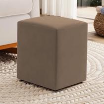 Puff Puf Banco Banqueta Quadrada Cubo Decorativo