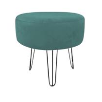 Puff Puf Banqueta Para Sala Azul Turquesa Turquesa Moderno Puff Puf Banqueta Para Sala Azul Turquesa Turquesa Moderno