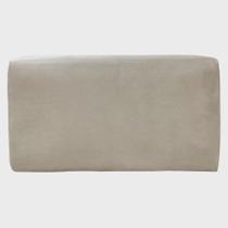 Puff Puf Estofado Tecido Veludo 70X70X40 Suede Gigante Bege Puff Puf Estofado Tecido Veludo 70X70X40 Suede Gigante Bege