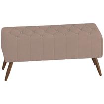 Puff Puf Para Sala 100 cm Pes Madeira Trit Veludo SL 949 Peer Puff Puf Para Sala 100 cm Pes Madeira Trit Veludo SL 949 Peer