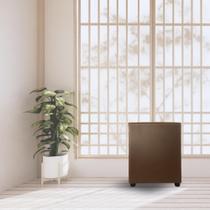 Puff Quadrado Assento Estofado