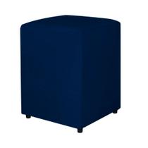 Puff Quadrado Azul Marinho - Belliv Decor Puff Quadrado Azul Marinho - Belliv Decor