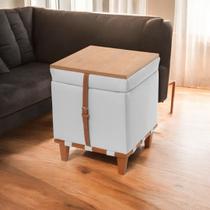 Puff Quadrado com Compartimento: Estilo e Funcionalidade para Sua Casa