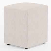 Puff Quadrado Decorativo L02 Sala de Estar Linho Cru - Lyam Decor Puff Quadrado Decorativo L02 Sala de Estar Linho Cru - Lyam Decor
