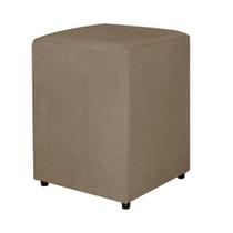 Puff Quadrado Decorativo Para Sala Suede Cappuccino - Belliv Decor Puff Quadrado Decorativo Para Sala Suede Cappuccino - Belliv Decor