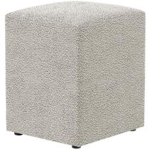 Puff Quadrado Decorativo Sala De Estar L02 Bouclê Creme - Lyam Decor Puff Quadrado Decorativo Sala De Estar L02 Bouclê Creme - Lyam Decor