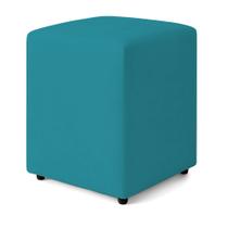 Puff Quadrado Decorativo Sienna Veludo - 7 Decor