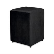 Puff Quadrado em Suede Premium Decorativo Sala Quarto Diversas Cores -