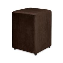 Puff Quadrado em Suede Premium Decorativo Sala Quarto Diversas Cores -