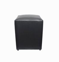 PUFF QUADRADO ESTOFADO material sintético BANQUETA MACIO PARA DECORAR CASA SALA QUARTO PUF CUBO GRANDE Dimensões 35cm largo, 42cm alto e 35cm longo