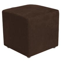 Puff Quadrado Suede 40x40