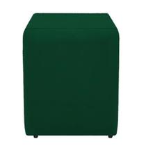 Puff Quadrado Suede D33 42cm Altura para Sala Quarto Decorativo Js Puffs
