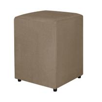 Puff Quadrado Suede - Vallisa Decor