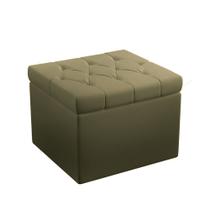 Puff Quasar / com Capitonê / N-029 Veludo Capuccino