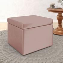 Puff Quasar / N-031 Veludo Rosê Claro Puff Quasar / N-031 Veludo Rosê Claro