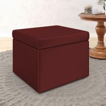 Puff Quasar / N-034 Veludo Bordô