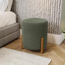 Puff Ravi Kappesberg Suede Mescla Verde Puff Ravi Kappesberg Suede Mescla Verde