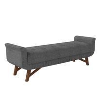 Puff Recamier 140Cm Neville P02 Linho CinzaMpozenato