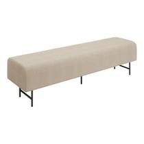 Puff Recamier 195cm Lauri Bouclé Suave Off White - Sallar Home