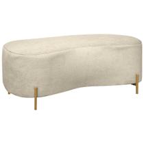 Puff Recamier Orgânico Maitê 1mt Quarto Loja Bouclê Bege