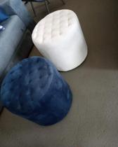 Puff redonda cores variadas unidade