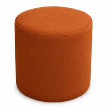 Puff Redondo Bouclé Decorativo Sala Quarto Banqueta 43x43 cm Puff Redondo Bouclé Decorativo Sala Quarto Banqueta 43x43 cm