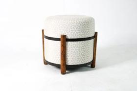 Puff Redondo Chesterfield Super Luxo