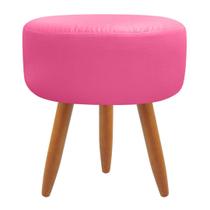 Puff Redondo classic Decorativo Sala Rosa Pink