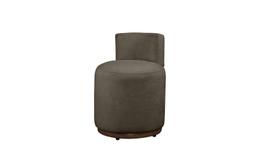 Puff Redondo Com Encosto Margo Boucle - Estopar
