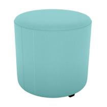 Puff Redondo Copenhage 43cm Veludo Deluxe Milani Store Verde Puff Redondo Copenhage 43cm Veludo Deluxe Milani Store Verde