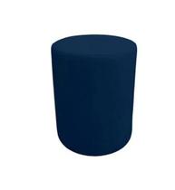 Puff redondo decorativo para sala e quarto azul Puff redondo decorativo para sala e quarto azul