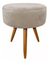 Puff Redondo Decorativo Suede Várias Cores Puff Redondo Decorativo Suede Várias Cores