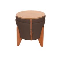 Puff Redondo Flex 3 em 1 Elegância Moderna